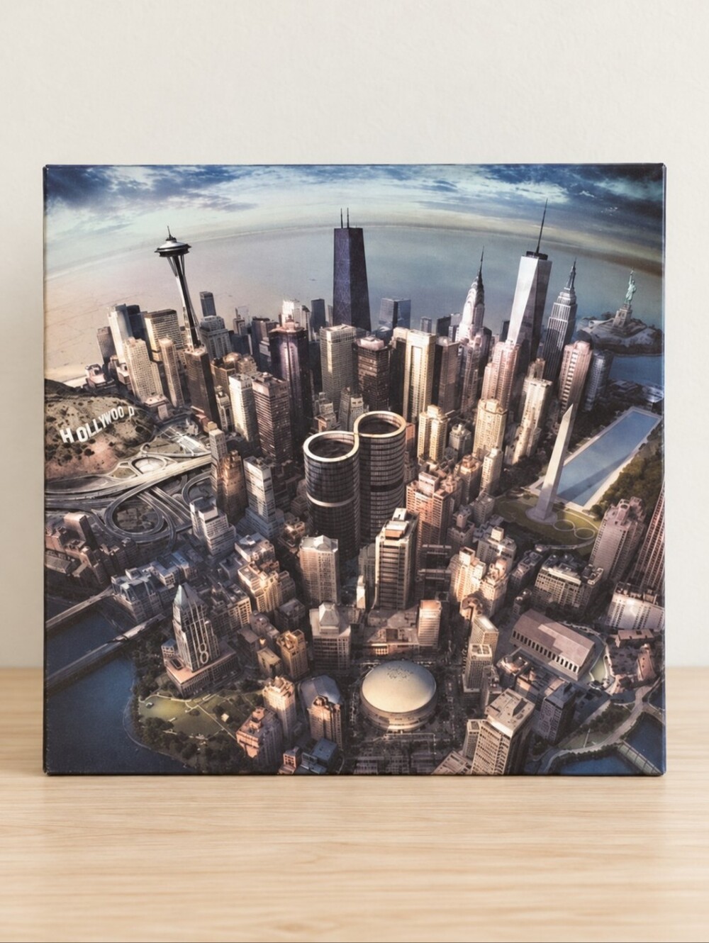 JIGSAW PUZZLE Foo Fighters Sonic Highways 1000 Pieces Unworked Open Box Rare